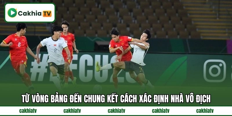 Từ vòng bảng đến chung kết cách xác định nhà vô địch